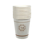 White paper cup / 10pcs/set