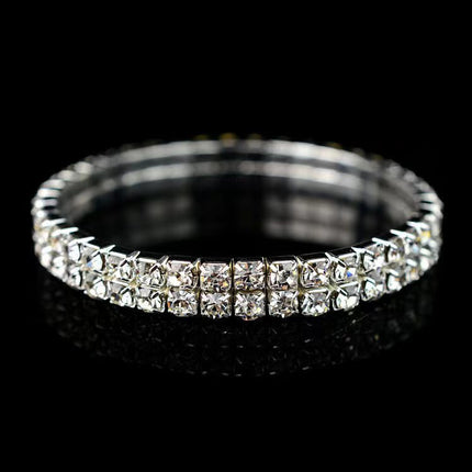 Versatile Diamond Full Diamond Elastic Bracelet