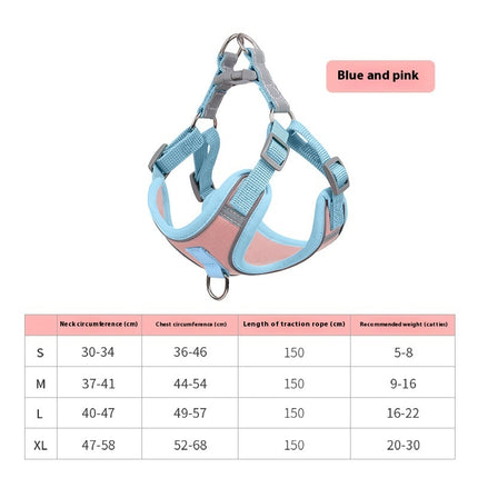 Reflective Chest Harness Pet Supplies