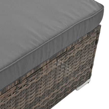 Patio Furniture, Outdoor Furniture, Seasonal PE Wicker Furniture, 4 Set Wicker Furniture With Temper