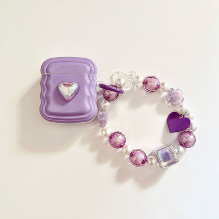 Laser Heart Suitable For AirPods Pro1or2or3 Generation Bluetooth Headphone Cover