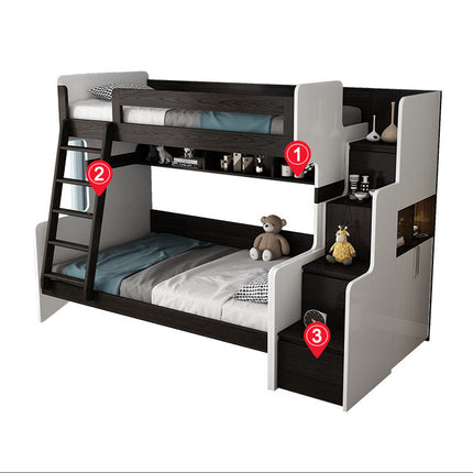 Simple Multi-function High And Low Bed Double Bed