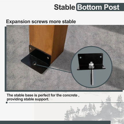 Outdoor Wood Pergola, Wooden Patio Pergola Gazebo For Climbing Plant Support, Garden,Brown