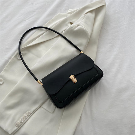 One Shoulder Solid Color Simple Bag Women