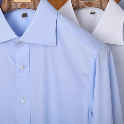 Italian Windsor Collar Tong Qin Ironing Free Long Sleeves Shirt