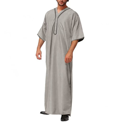 Muslim Middle East Arab Dubai Men's Loose Robe