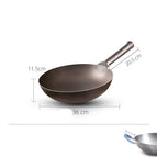 One piece handle titanium pot / 36cm