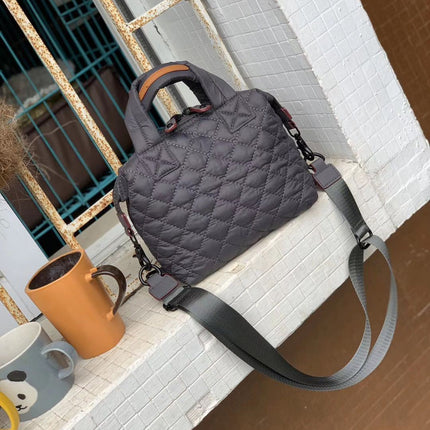 Diamond Ultra-light Space Cotton Textured Nylon Cloth Fashion Casual Portable Shoulder Messenger Bag