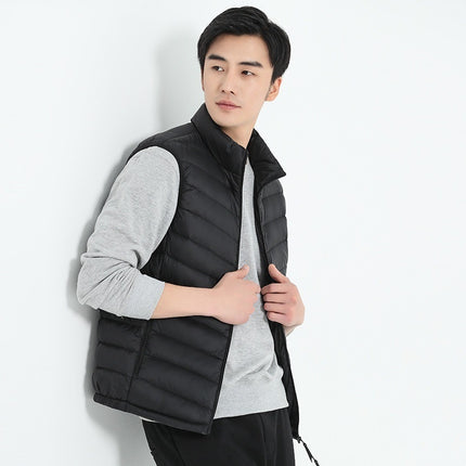 Men's Casual Vest Stand-up Collar Thermal Vest