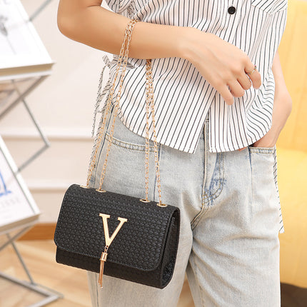 Women's Plaid Tassel Large Capacity Fashion Messenger Bag