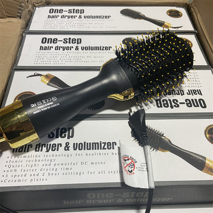 Ion Electric Hair Dryer Styling Comb Curly Hair Artifact Lazy Fluffy Comb