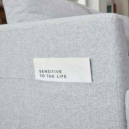 Fabric 3 Seater Couch With 2 USB, Comfortable Sectional Couches And Sofas For Living Room Bedroom Office Small Space, Easy Assembly & Comfy Cushion Cannot Be Sold On Temu