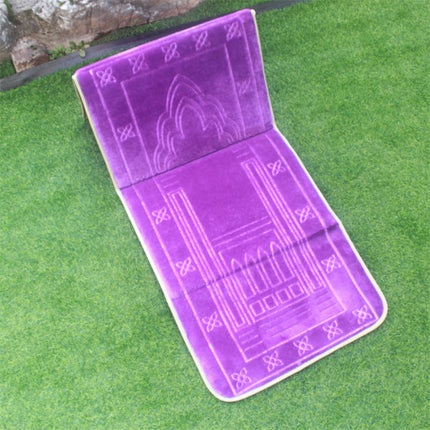 Folding Casual Blanket Portable Prayer Mat With Backrest