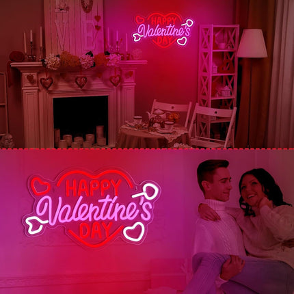Neon Lights Valentine's Day Party Layout LED Luminous Characters Light Signs Neon Lights