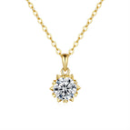 1CT Moissanite D Color / 925 Silver