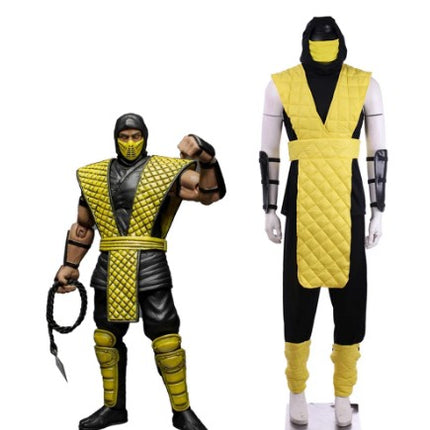 Mortal Kombat Scorpion Scorpion Lizard Cos Costume Samurai