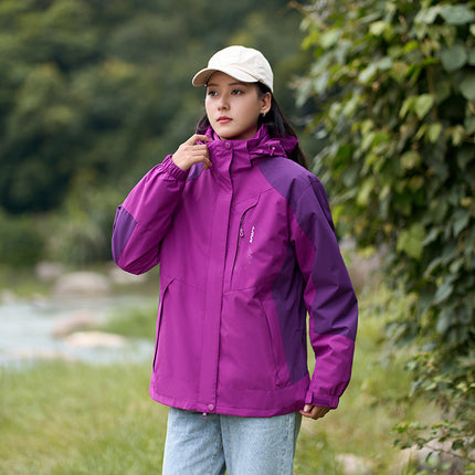 Breathable Mountaineering Suit Stitching Trendy Coat