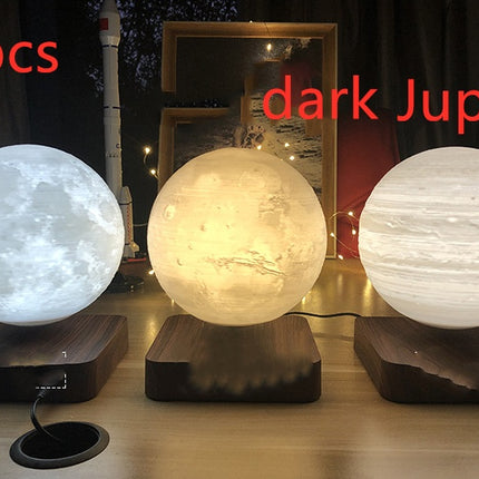 Magnetic Levitation Table Lamp Moon Light 3D Printing Planet Night Light