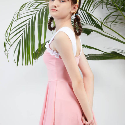 Cool Little  Girls Leisure Hot Spring Swimsuit