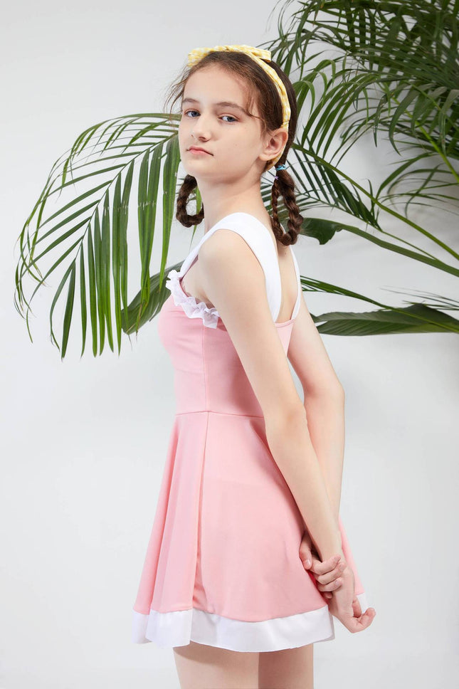 Cool Little  Girls Leisure Hot Spring Swimsuit