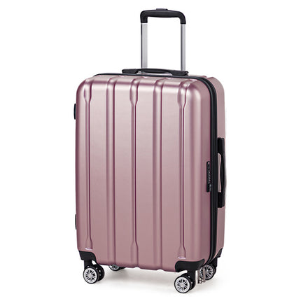 Three In One Set Of Vertical Striped Suitcase