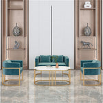 Canapé de repos simple pour bureau Novah, espace d'accueil confortable avec sièges modernes et design épuré.