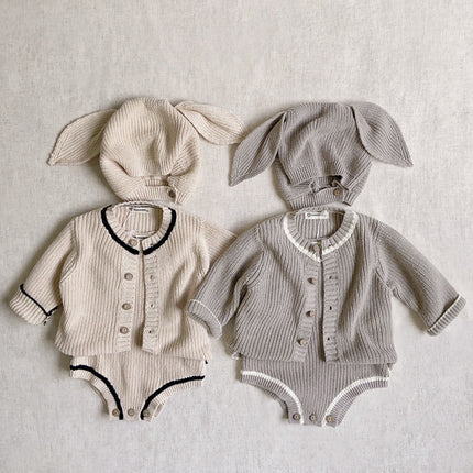 Baby Sweater Romper Children's Clothing Autumn New Newborn Sweater Onesie