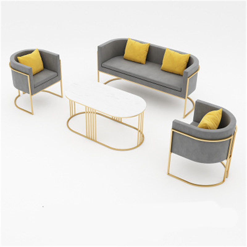 Canapé de repos de bureau Novah, espace détente simple et moderne pour réception ou zone de relaxation.