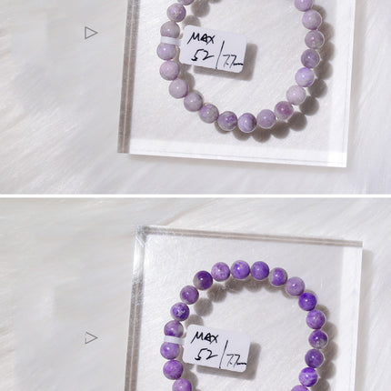 Natural Sodalite Bracelet Turns Purple In Sunlight