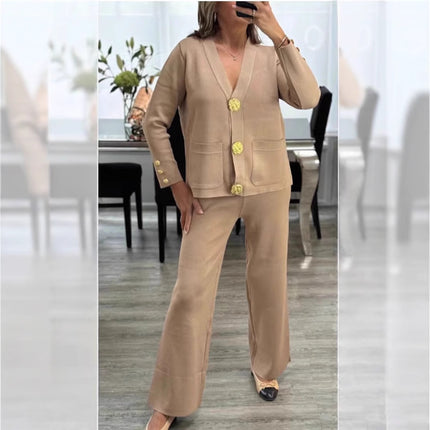 European Goods Casual Fashion Two-piece Suit Female Spring And Autumn All-match