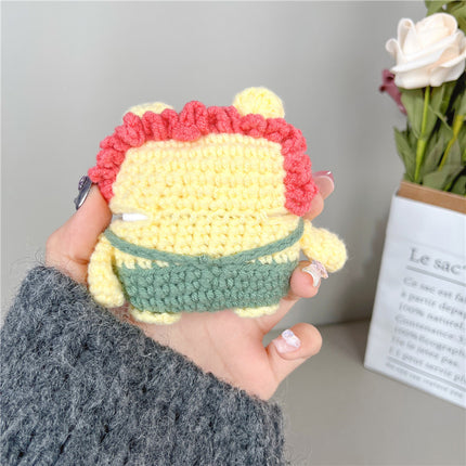 Plush Cartoon Cute Lion Earphone Case