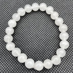 8MM White Marble Bracelet