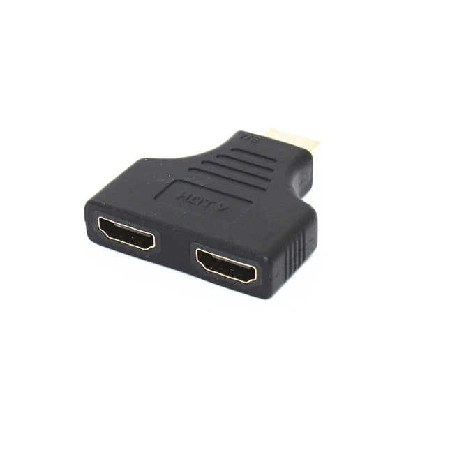 HDMI Revolution 2 HDMI Female Transfer One Divided Into Two HD Computer-TV Connection HD Conversion Plug