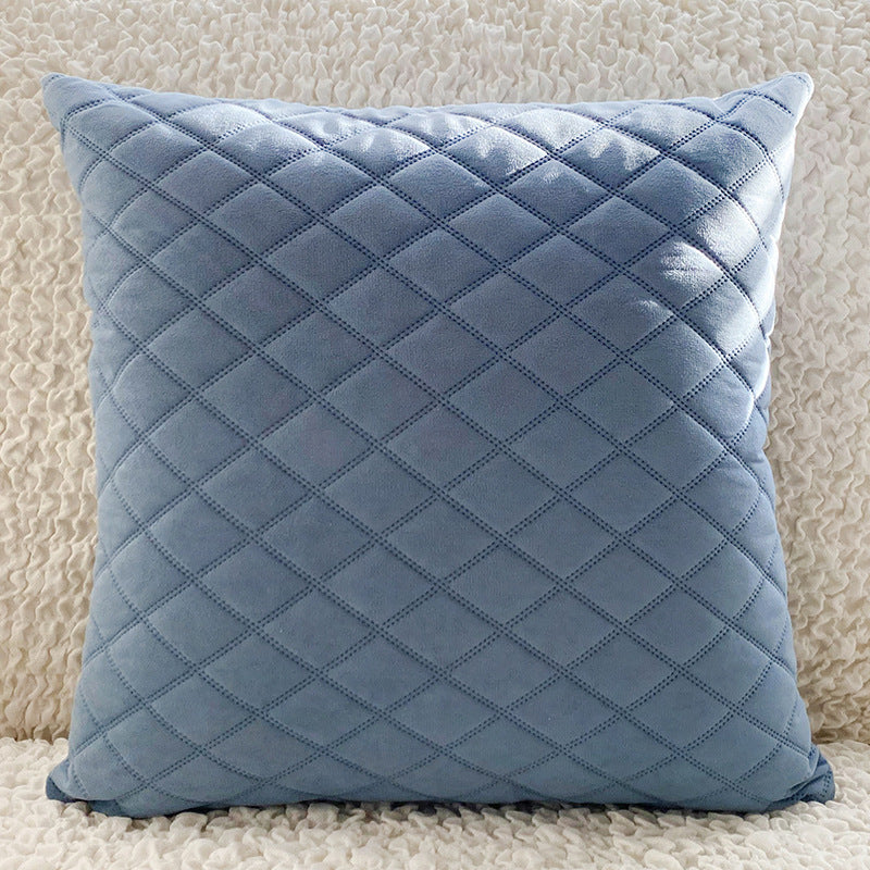 Coussins d'art en velours pour salon Novah, décoratif et confortable, avec motifs artistiques sur le tissu.