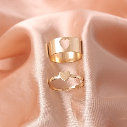 Ring Set Creative Personality Butterfly Punk Couple