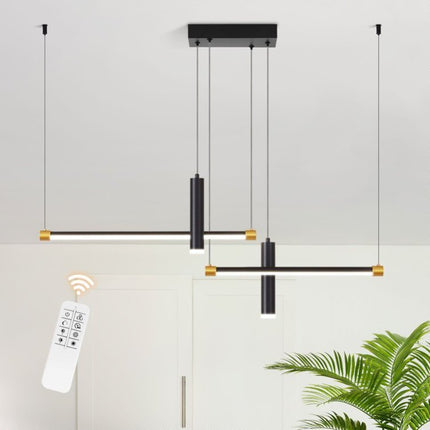 Javeriah 4 - Light Dimmable Kitchen Island Linear LED Pendant No Bulb