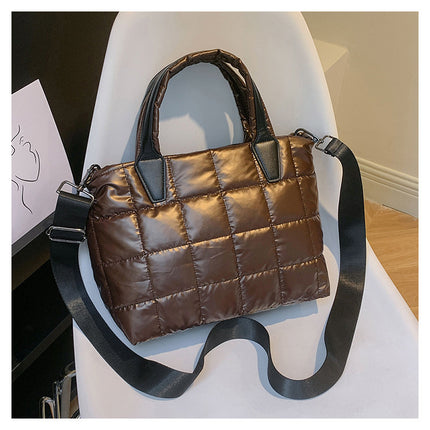 Large Capacity Women's Shoulder Crossbody Cotton Jacket Bag