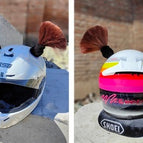 Brown braids to the sky