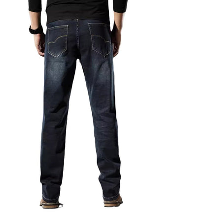 High Elastic Men's Straight Loose Spring And Autumn Jeans