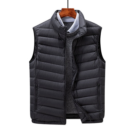 Men's Casual Vest Stand-up Collar Thermal Vest