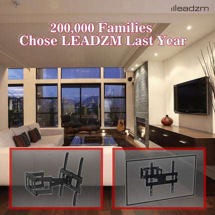 TMDS-105 Up And Down Angle 10 Degrees, Left And Right Angle 30 Degrees, Wall Mounted TV Stand 40kg