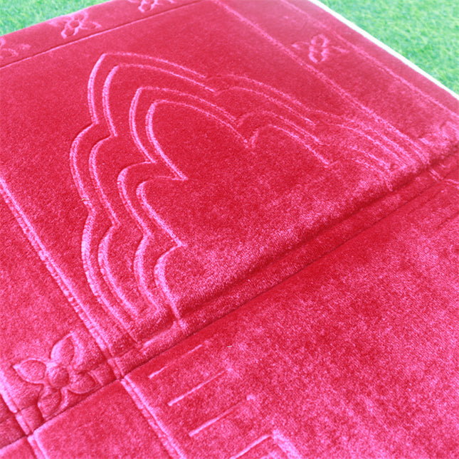 Folding Casual Blanket Portable Prayer Mat With Backrest
