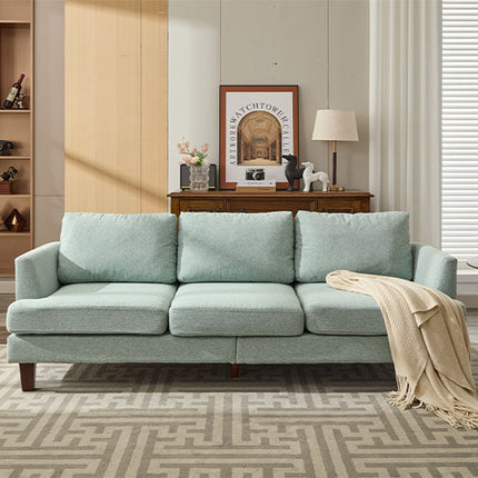 Fabric 3 Seater Couch With 2 USB, Comfortable Sectional Couches And Sofas For Living Room Bedroom Office Small Space, Easy Assembly & Comfy Cushion Cannot Be Sold On Temu