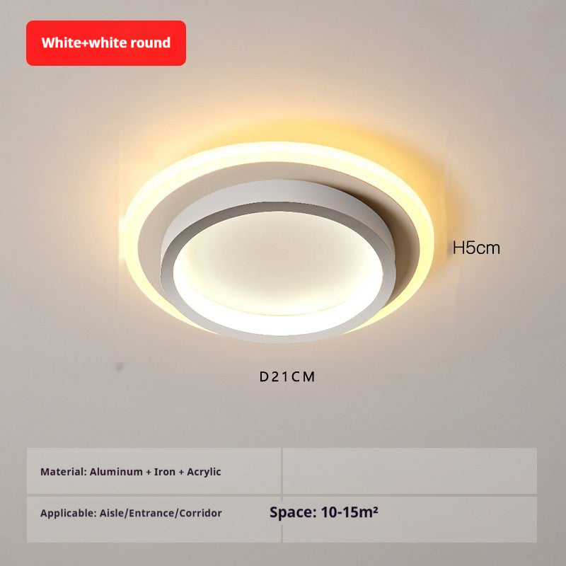 Lumières de couloir Novah pour allées et balcons, éclairage moderne et discret pour espaces intérieurs ou extérieurs