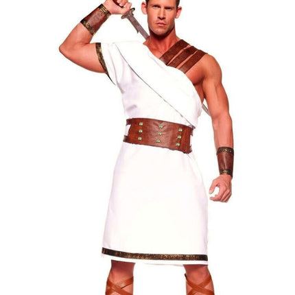Halloween Cosplay Ancient Greek King Gladiator Costume Couple Outfit Stage Costume