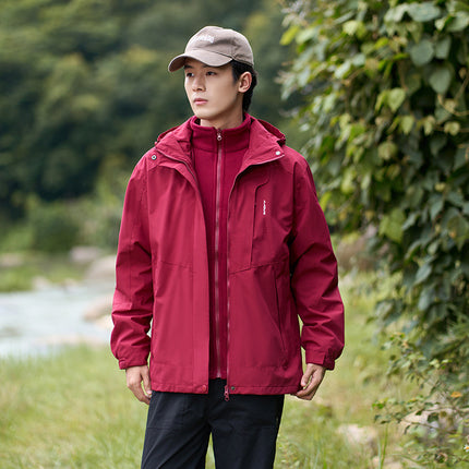 Breathable Mountaineering Suit Stitching Trendy Coat