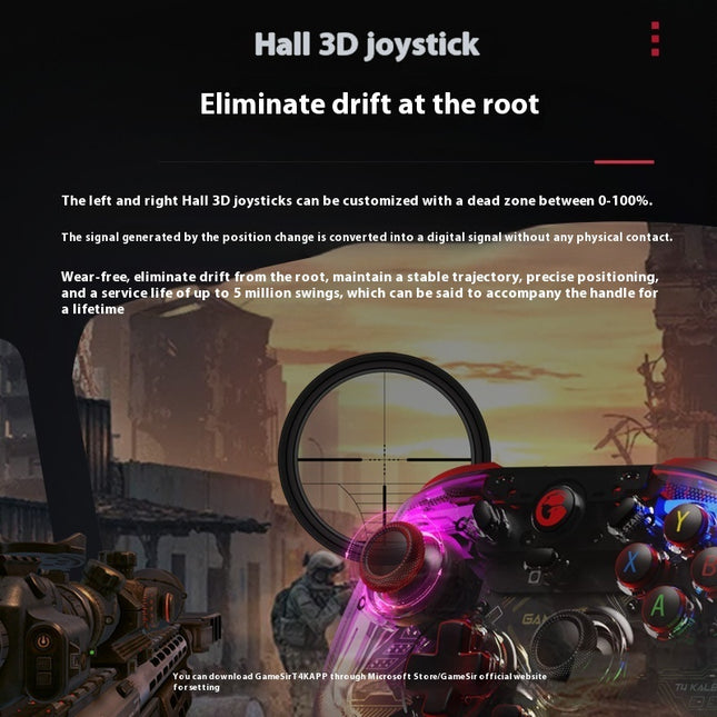 Game Handle Wired Handle Hall Rocker Machine