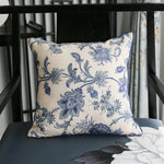 Housse de coussin style chinois pour canapé, motif décoratif avec détails traditionnels, par Novah.