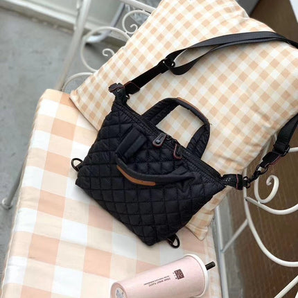 Diamond Ultra-light Space Cotton Textured Nylon Cloth Fashion Casual Portable Shoulder Messenger Bag