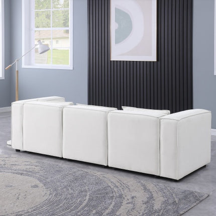 Modular Sofa BEIGE Chenille Fabric, Simple And Grand, The Seat And Back Is Very Soft. This Is Also A KNOCK DOWN Sofa